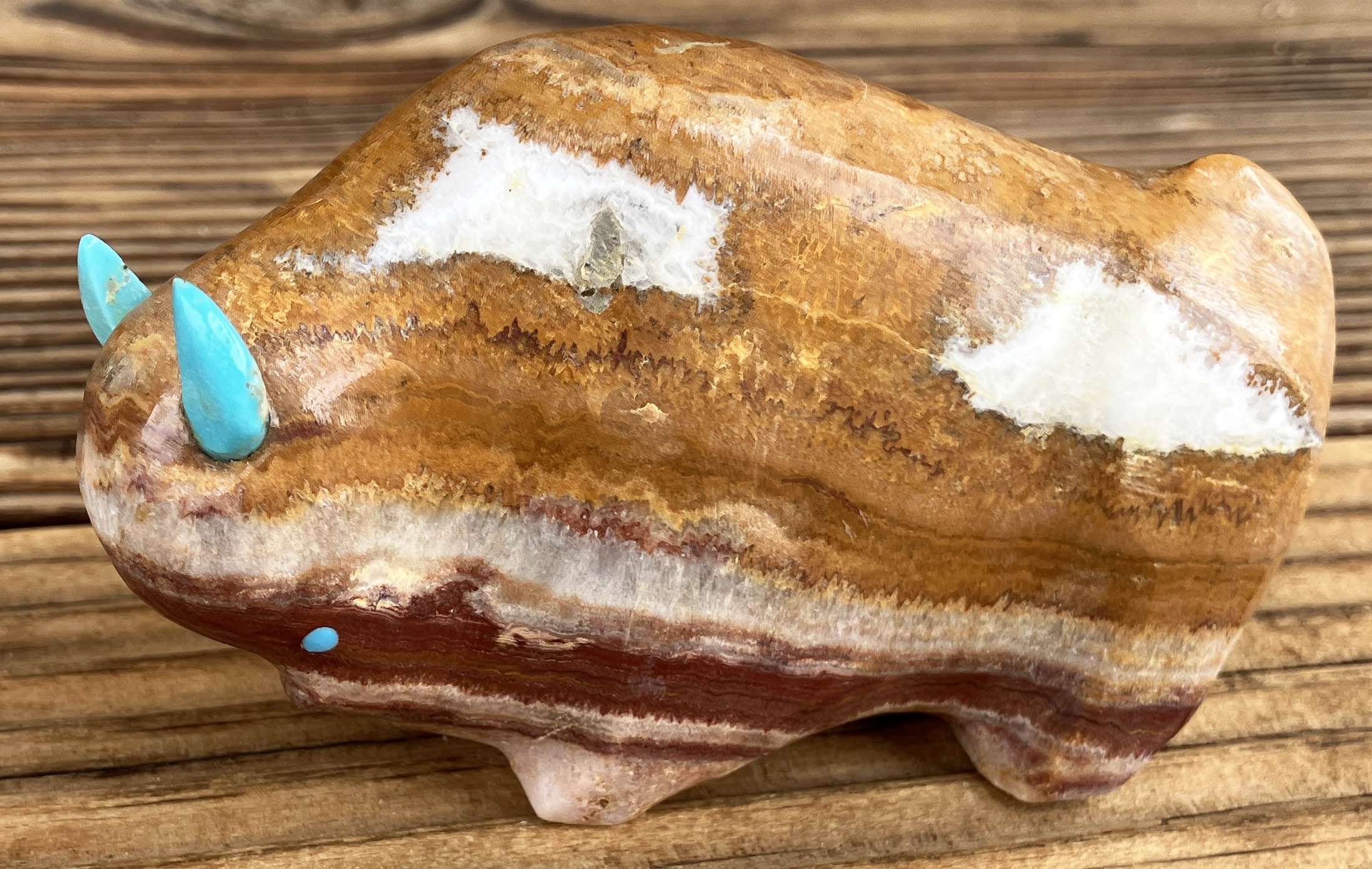 Lynn Quam, Zuni Buffalo Fetishes, Penfield Gallery of Indian Arts, Albuquerque, New Mexico